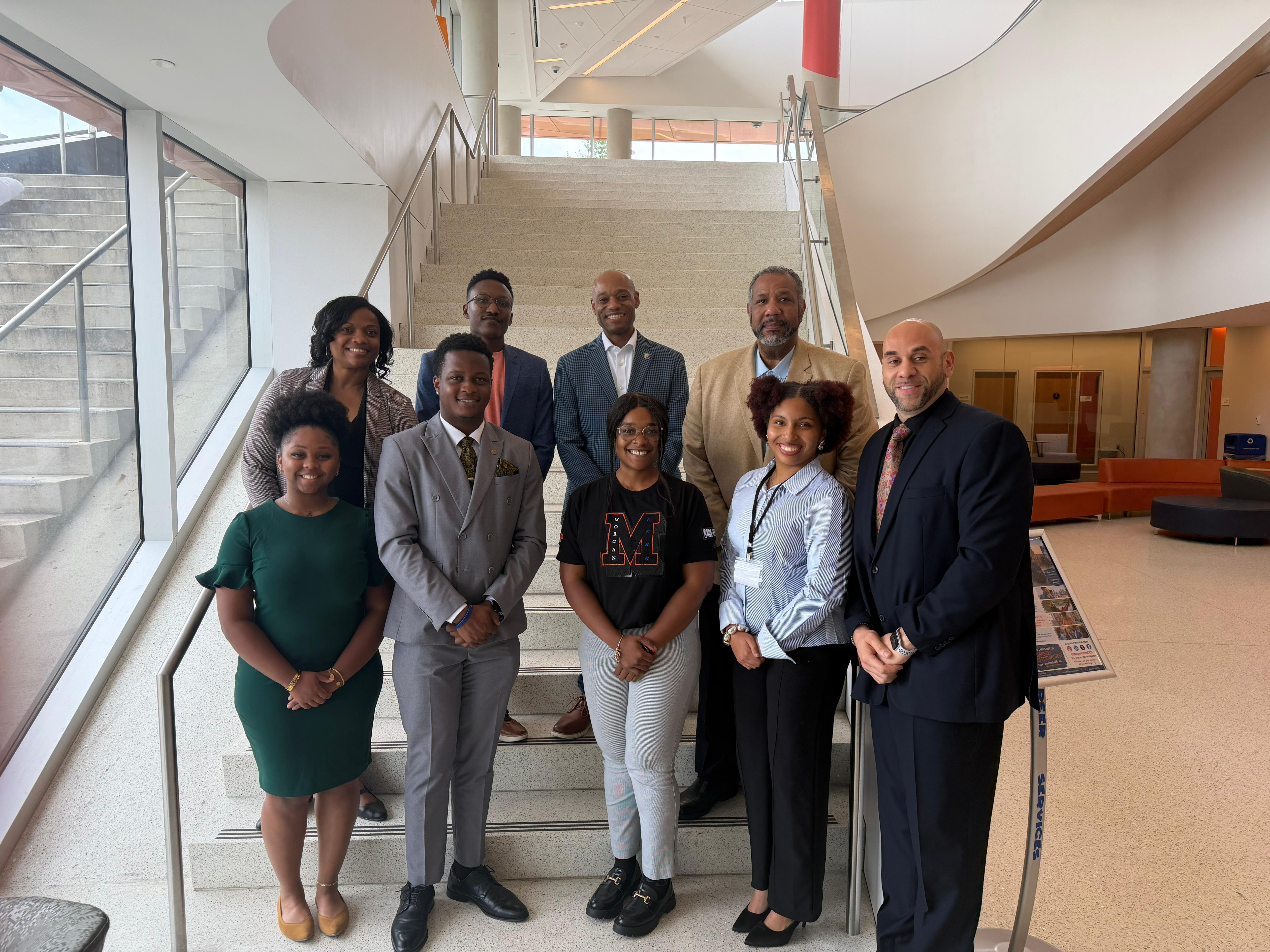 Digital Vanguard Fellows Cohort 01, launch day, with Morgan State DIT leadership